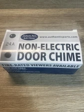 Non-electric Mechanical Door Chime With Viewer 686101-UL2 silver 