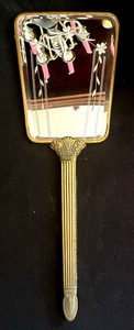 Witch's Old Enchanted Double-Sided Victorian Haunted Scrying Mirror