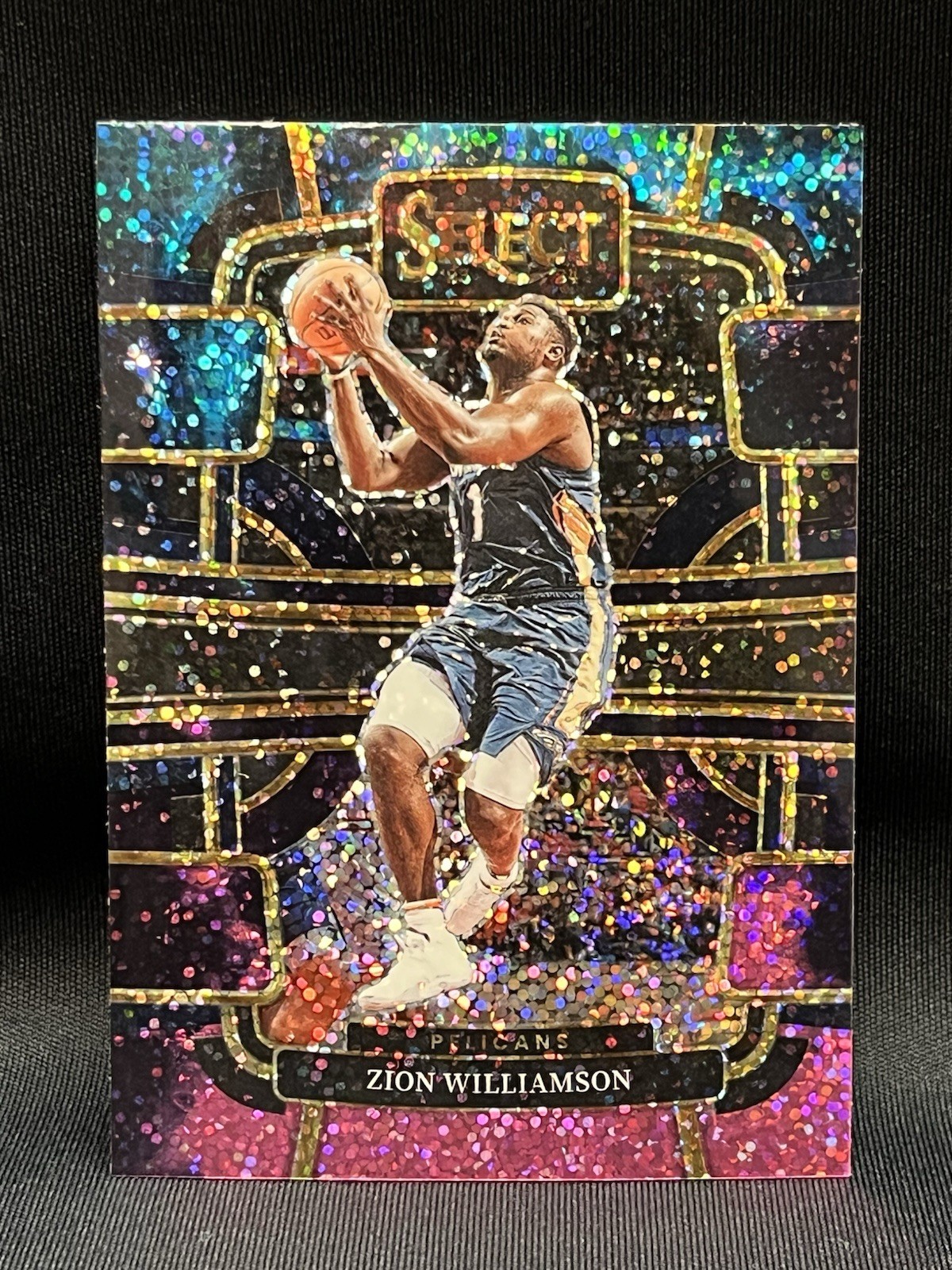 2023-24 Panini Select Concourse Zion Williamson #36 Cosmic Prizm