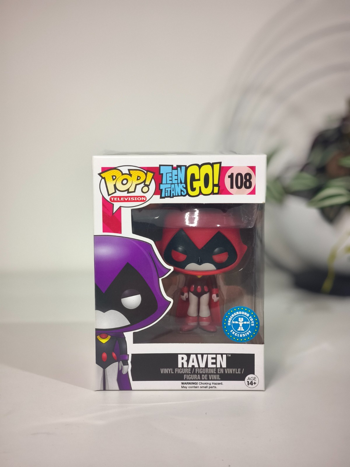 Funko Pop Raven N°108 Teen Titans Go figurine vinyle originale et authentique