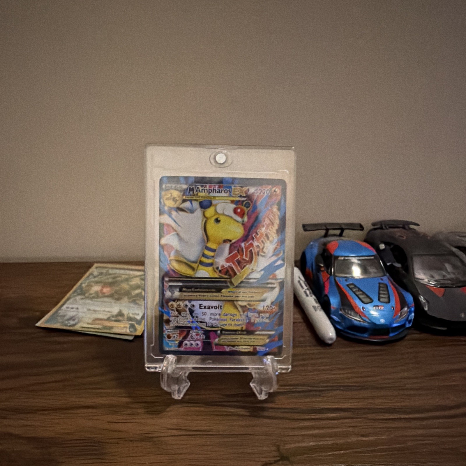 Pokemon TCG M Ampharos EX 88/98 XY Ancient Origins Full Art Holo NO refunds