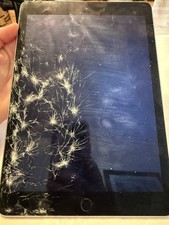 Apple iPad Air 2 A1566 Wi-Fi 9.7  Silver For Parts/Repair Cracked Screen