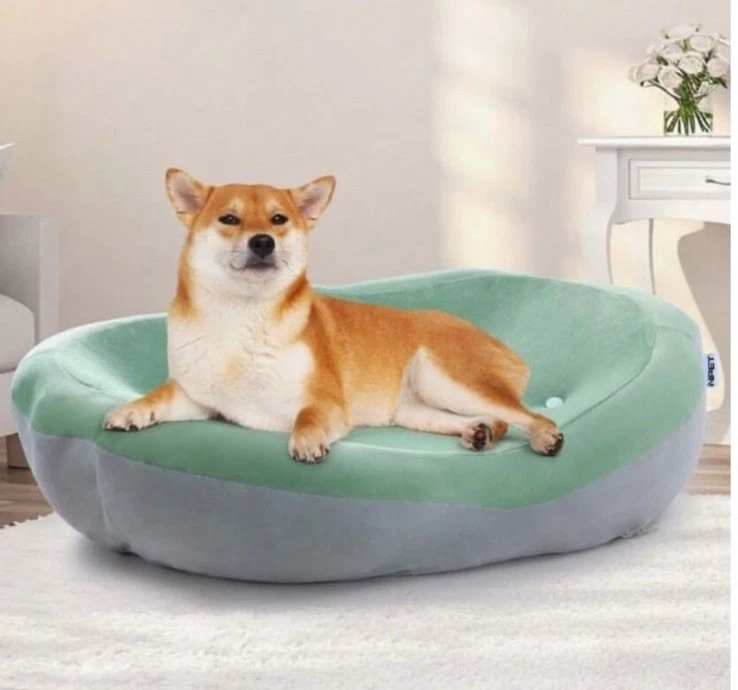 NPET Memory Foam Pet Bed for Cats & Dogs- M Size– Waterproof, Non-Slip Bottom - Image 3 of 4