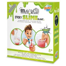 Mini Lab Sticky Slime Science Kit 6 Experiments Glitter Bouncy Ball Kids 8 