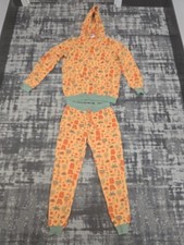 Mokuyobi Orange Basketball Hoodie Sweatshirt Size S and Pants XS Made In USA...