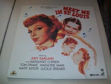 MEET ME IN ST. LOUIS Laserdisc LD EXCELLENT JUDY GARLAND REMASTERED 1998 RELEASE