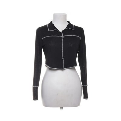 Cider, Crop Top, Größe: M, Schwarz, Einfarbig, Damen #mPo