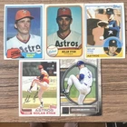 Topps Nolan Ryan Houston Astros 1982 Baseball Card #240 Vintage 5 Card Lot