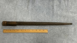 LEATHER SOCKET BAYONET SCABBARD… NICE