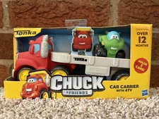 Tonka Chuck Friends Car Carrier With ATV Playskool HASBRO (BRAND NEW)