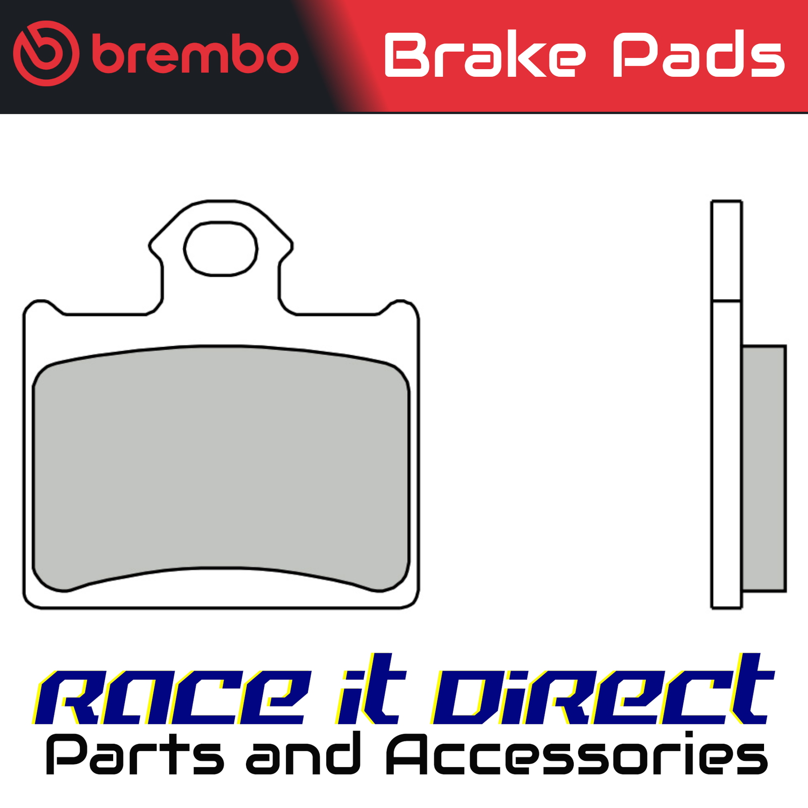 Brake Pads for KTM 250 FREERIDE E-XC 2018-2019 Rear Sinter Offroad Race Brembo - Image 4