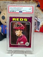 2024 TOPPS HERITAGE CHROME-SUPERFRACTOR 1/1 #68 TYLER STEPHENSON 1/1 PSA 9 MINT