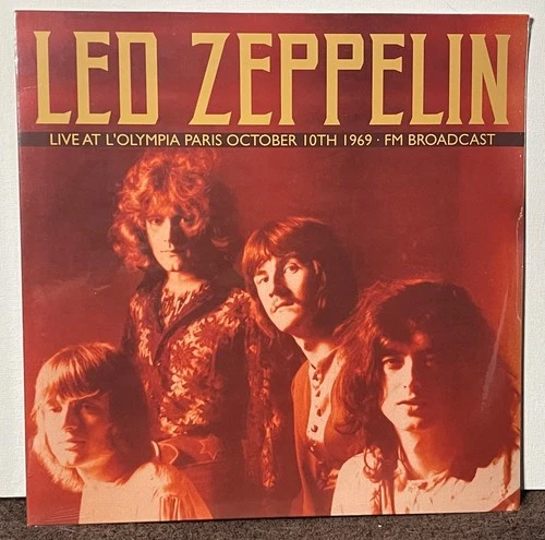 Led Zeppelin 2 LP Vinyl Live At L'Olympia Paris Oct 10, 1969 FM Broadcast NEW