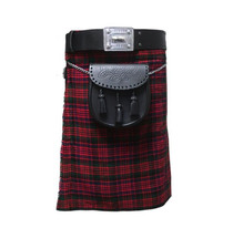 MACDONALD 8 YARD 16 OZ SCHOTTISCHER HERREN FREIZEIT PREMIUM ACRYL TARTAN KILT.