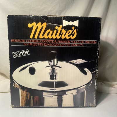 #ad #ad Vintage Maitre#x27;s Pressure Cooker 6 Quart New In Box $45.99