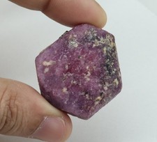 AAA Natural Unheated Mozambique Ruby Loose Rough Gemstone Slice 158.00 Ct