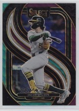2025 Panini Select Premier Level Tri-Color Prizm Jacob Wilson #164 17sq