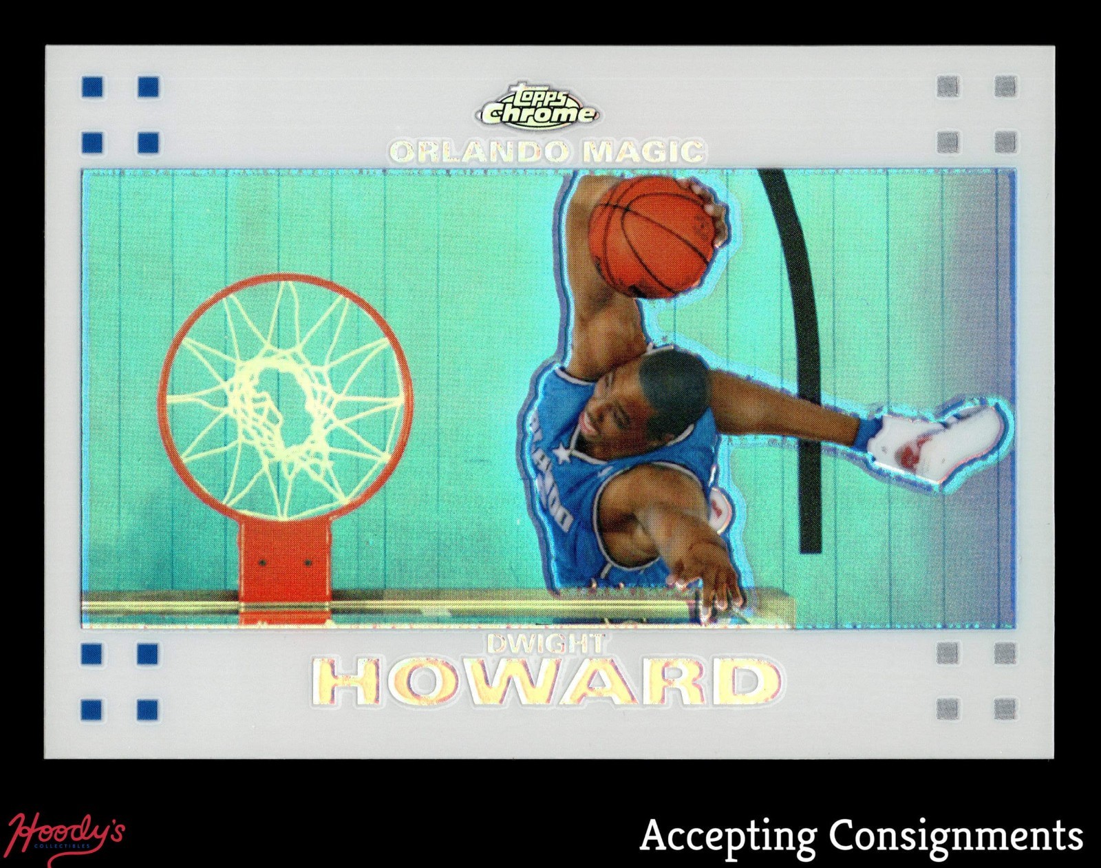 2007-08 Topps Chrome Refractors White #14 Dwight Howard MAGIC 89/99