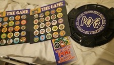 POG Tournament Game Board 52 official POGS with case 90s Vintage No Slammers