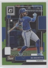2022 Panini Donruss Optic Lime Green Prizm Bo Bichette #154 13xr