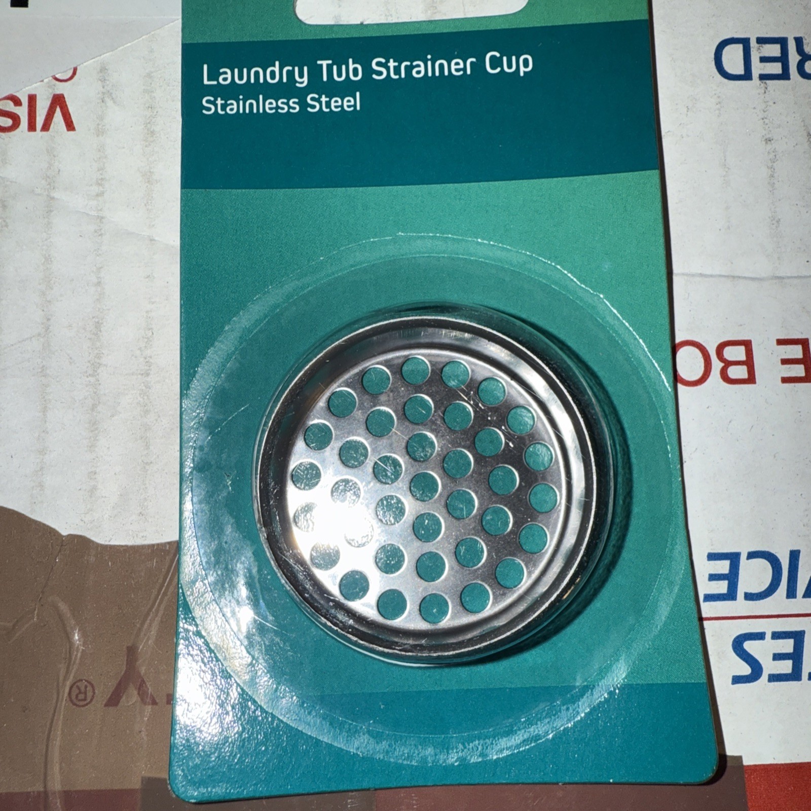 Box of 24 peerless PRL045 Laundry Tub Strainer Cup For 1.5" Drains 