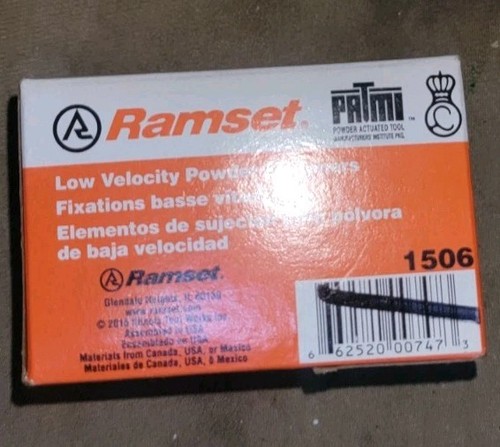 Ramset 3/4" Fissaggi di potenza a bassa velocità #00747 numero 100 - Foto 4 di 8