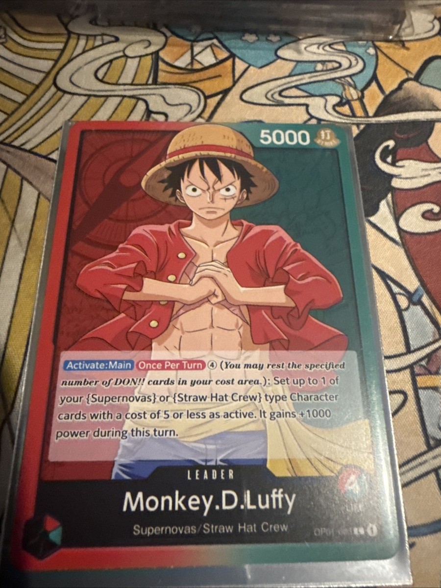 モンキー・D・ルフィ パラレル OP01-003ワンピースカード ロマンスドーン One Piece Monkey D Luffy OP01-003 Leader Parallel Romance Dawn | eBay