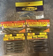 Deps sakamata shad 5inch Strike King Lot New