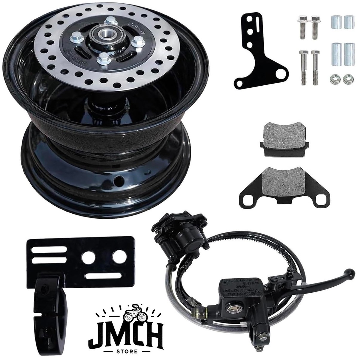 Mini Bike Front Rim Disc Hydraulic Brake Kit For Coleman B200R