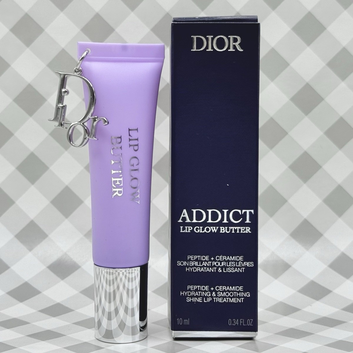 Dior Addict Lip Glow Butter 102 GLAZED LAVENDER 0.34oz 10mL ••NEW
