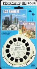 Los Angeles and Hollywood California 3d View-Master 3 Reel Packet 1984 SEALED