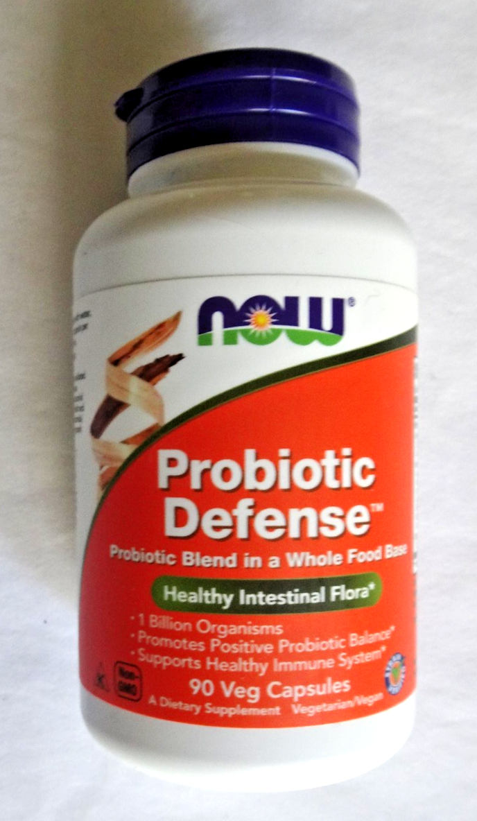 Now Foods - Probiotic Defense - 1 Billion Organisms - 90 Veg Caps - BB 11/2026