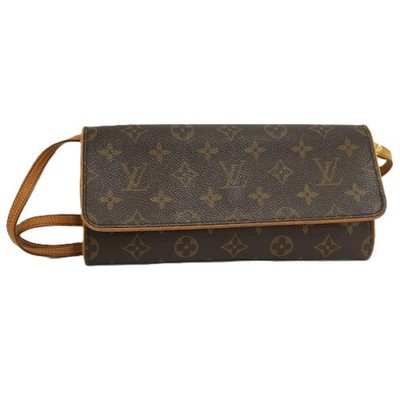 LOUIS VUITTON Bag: Shoulder Bag Brown W24H12D2cm;