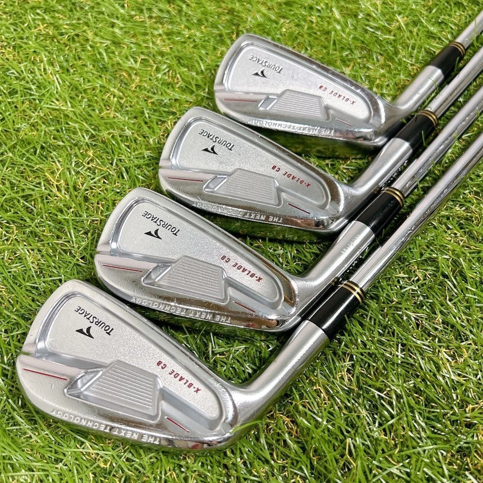 ◼️7 piezas◼️ Juego de plancha izquierda BRIDGESTONE X-BLADE CB 7 clubes 4-9, Pw NS PRO 950GH Flex R Foto 3 de 4
