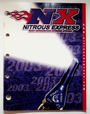 Nitrous Express Nx 2003 Catalog Next Generation Nitrous System Parts
