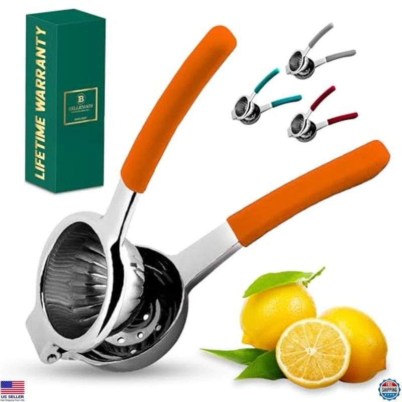 Bellemain Citrus Juicer | Metal Lemon Squeezer | Lime and Lemon Juicer Stainless