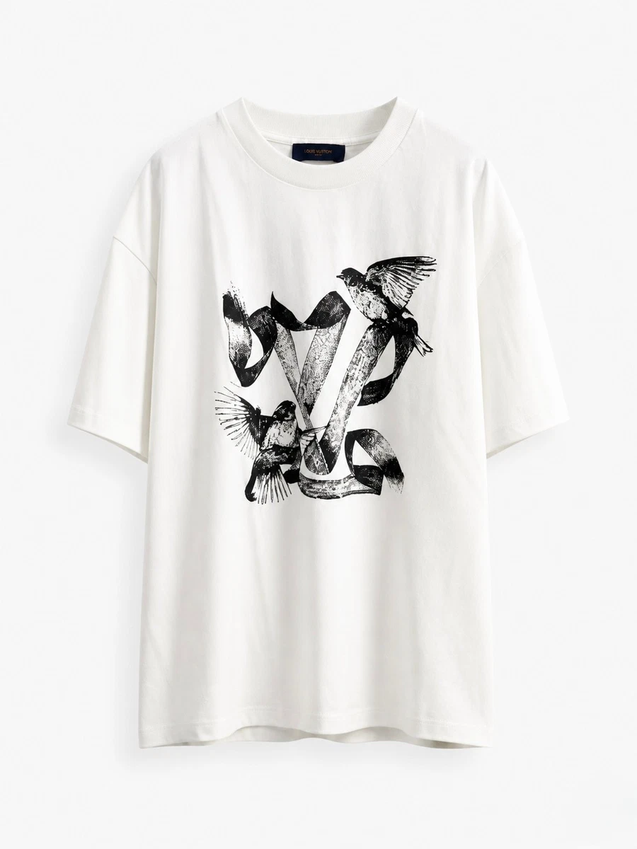 Preços baixos em Louis Vuitton Camisetas Brancas para Homens | eBay