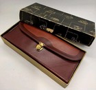 1940’s SHAW BARTON Travel Bridge Card Case w/2 Playing Decks, Pencil & Score Pad — photo 2