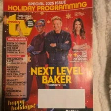 TV Weekly magazine 12/7-27 GORDON RAMSAY CARLA HALL  NEXT LEVEL BAKER HOLIDAY 