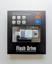 4-in-1 USB Flash Drive for iPhone iPad Android PC Mac New