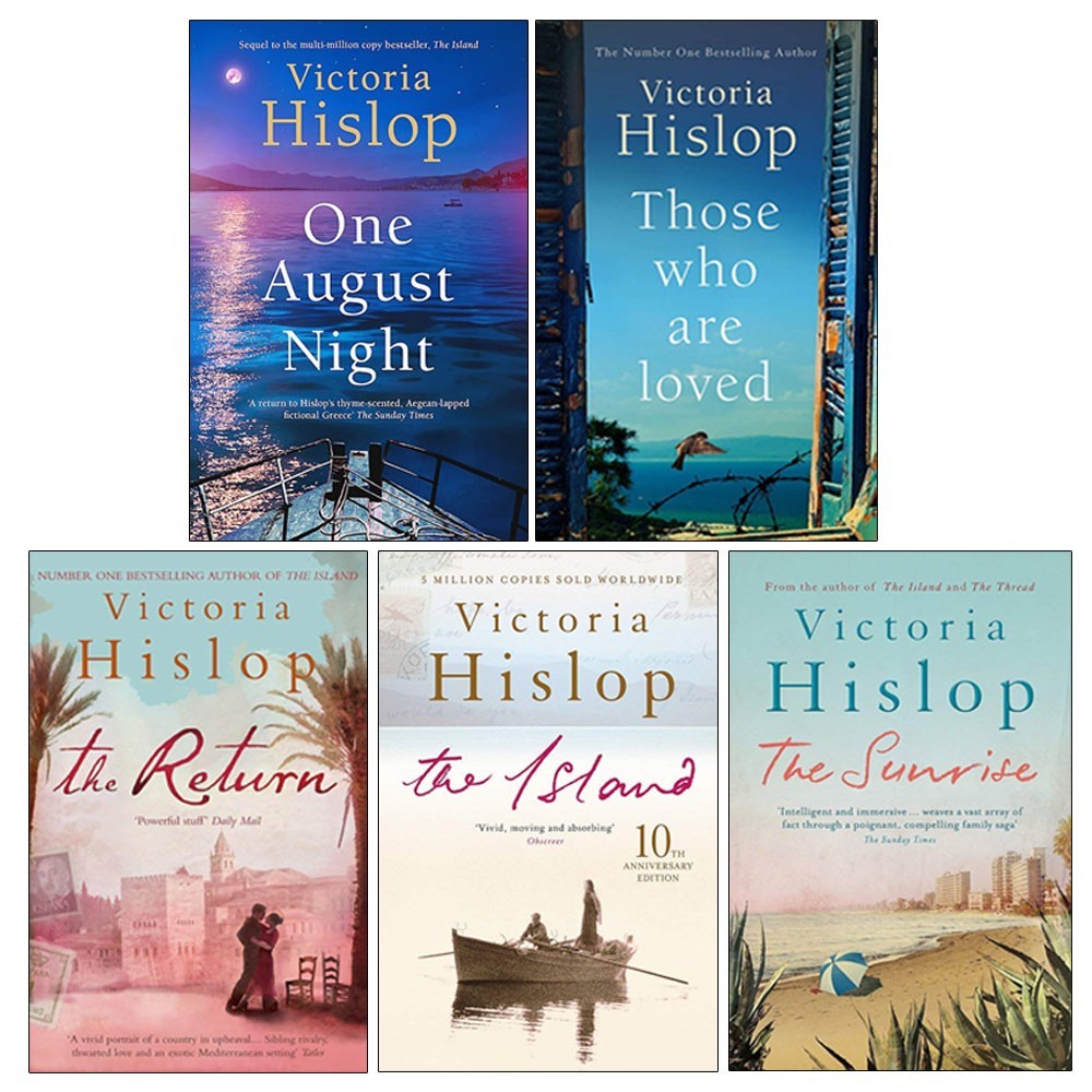 Victoria Hislop 5 Books Collection Set One August Night, Return, Sunrise, Island