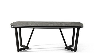 Esstisch Esszimmer Holz Esstische Tisch Stil Modern Schwarz Design