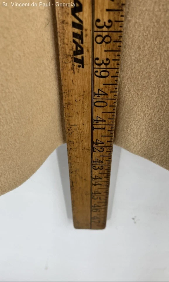 Fleurette Beige Long Notch Shawl Collar Overcoat Women's 2 100% Camel Hair - Image 4 of 4