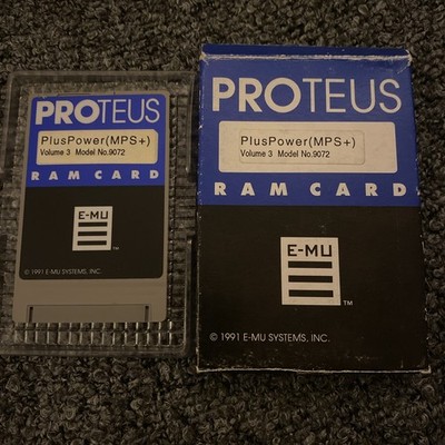 EMU E-MU RAM Card Proteus / MPS Und MPS +