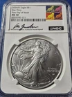 2024(P) Silver Eagle *Star Privy* Gaudioso Signature NGC MS 70 FDOI