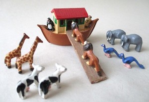 Miniature Play Set N°5059 - Arche De Noé (Noah's Ark) En Boîte, Ultra Rare