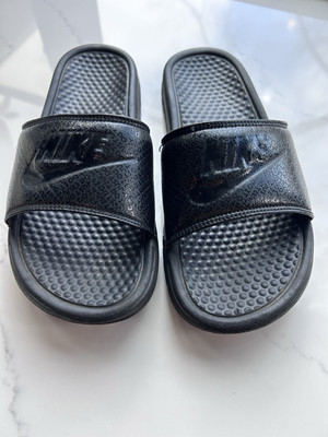 Nike Men's Benassi JDl Slide Sandals Black 343380-001 Size US 8.