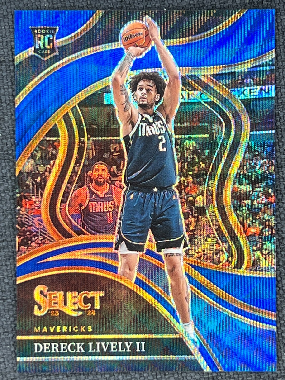 2023-24 Select Courtside Blue Wave #285 Dereck Lively II RC Rookie 25/75