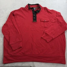 Polo Ralph Lauren 1/4 Snap Pullover Sweatshirt Mens 4XB Pocket Utility PRL