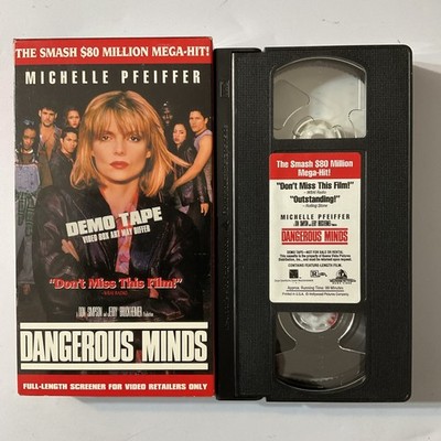 Dangerous Minds - Michelle Pfeiffer Screener Promo VHS Tapes Demo Screeners